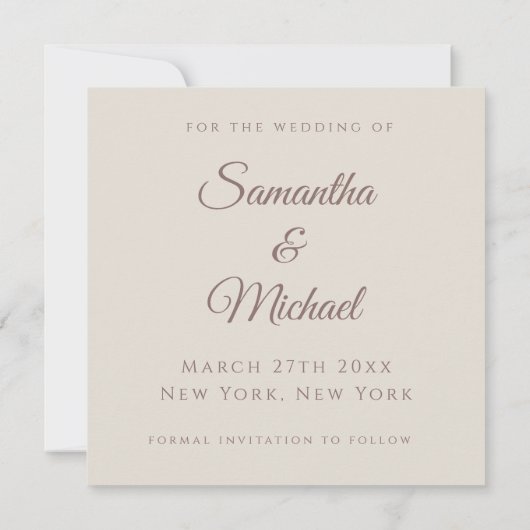 Ankündigung Datum freihalten (Rückseite)