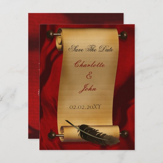 Ankündigung Datum freihalten (Vorne/Hinten)