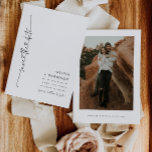Ankündigung Datum freihalten<br><div class="desc">Diese minimale und moderne Save the Date Hochzeitskarte mit handgeschriebenen Herzenskripten sorgt für die perfekte Art,  Ihre Freunde und Familie über Ihre Hochzeit zu informieren.</div>