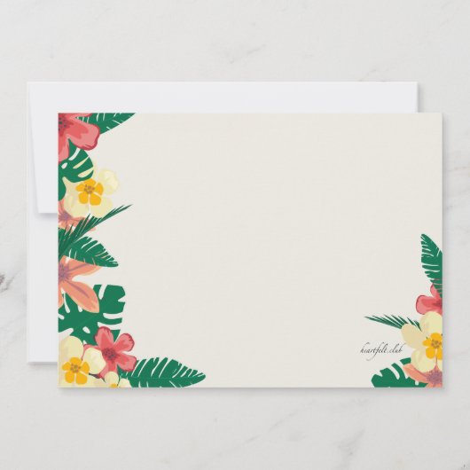 Ankündigung Datum freihalten (Rückseite)