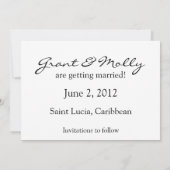 Ankündigung Datum freihalten (Rückseite)