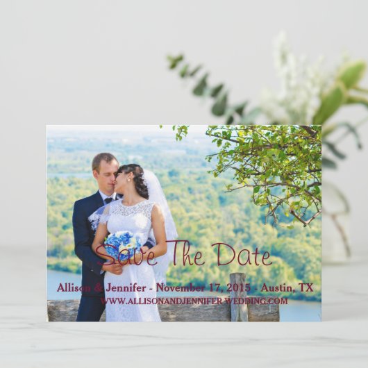 Ankündigung Datum freihalten (Stehend Vorderseite)