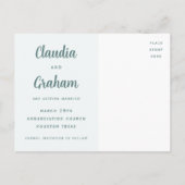 Ankündigung Datum freihalten (Rückseite)