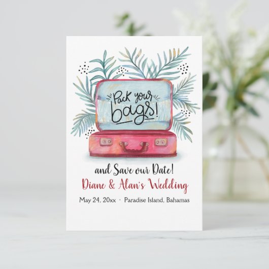 Ankündigung Datum freihalten (Stehend Vorderseite)