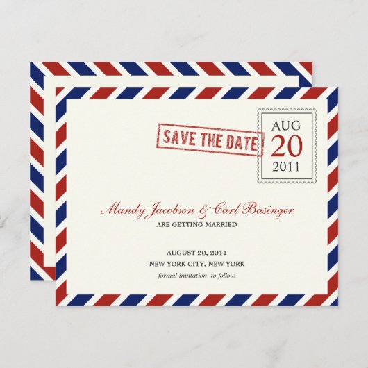 Ankündigung Datum freihalten (Vorne/Hinten)