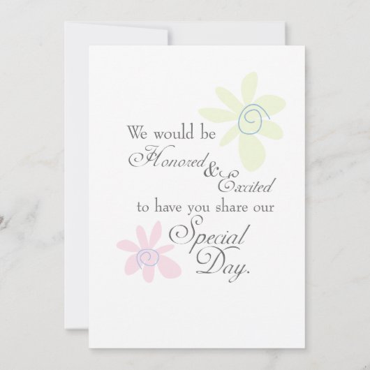 Ankündigung Datum freihalten (Rückseite)