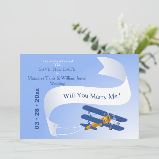 Ankündigung Datum freihalten (Stehend Vorderseite)