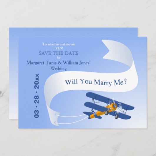 Ankündigung Datum freihalten (Vorne/Hinten)