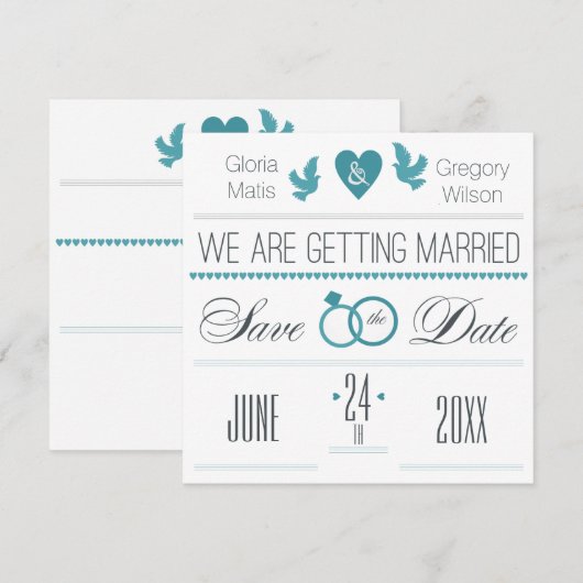 Ankündigung Datum freihalten (Vorne/Hinten)