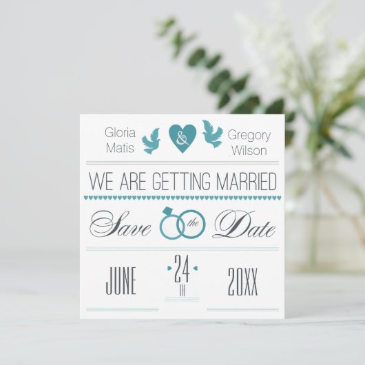 Ankündigung Datum freihalten (Stehend Vorderseite)