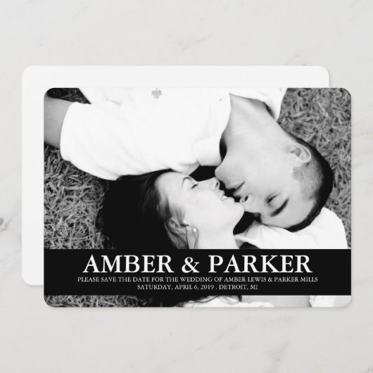 Ankündigung Datum freihalten | 2Namen (Vorne/Hinten)