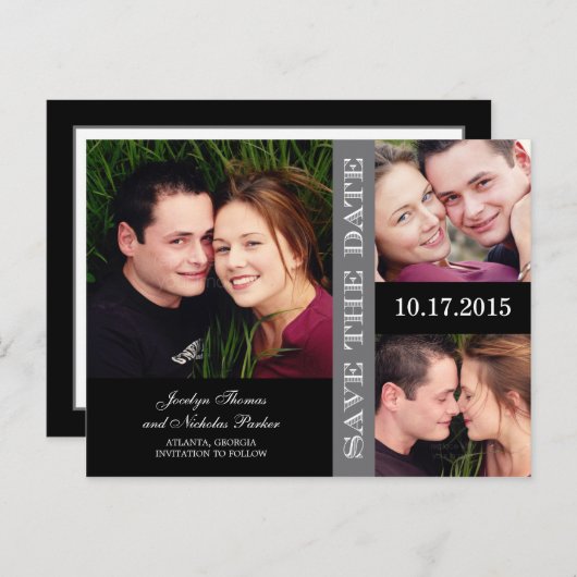 Ankündigung Datum freihalten der Verlobung (Vorne/Hinten)