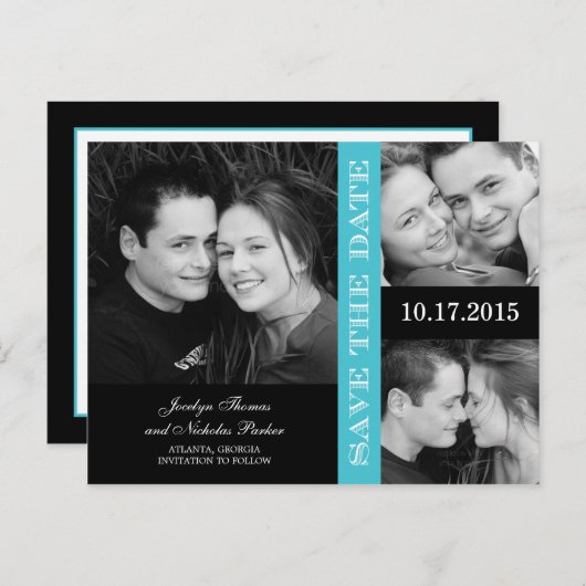 Ankündigung Datum freihalten der Verlobung (Vorne/Hinten)