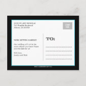 Ankündigung Datum freihalten der Verlobung (Rückseite)