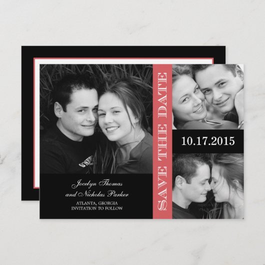 Ankündigung Datum freihalten der Verlobung (Vorne/Hinten)