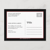 Ankündigung Datum freihalten der Verlobung (Rückseite)