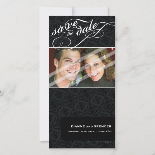 Ankündigung Datum freihalten: extravaganter Text 7 (Vorderseite)