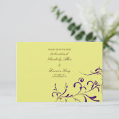 Ankündigung Datum freihalten | Floral Splash |g2 (Stehend Vorderseite)