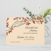 Ankündigung Datum freihalten Herbst (Stehend Vorderseite)