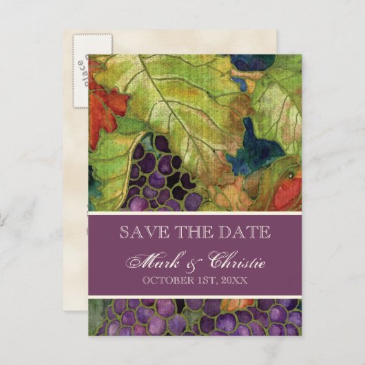 Ankündigung Datum freihalten Herbstleaf (Vorne/Hinten)