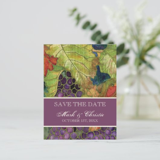 Ankündigung Datum freihalten Herbstleaf (Stehend Vorderseite)