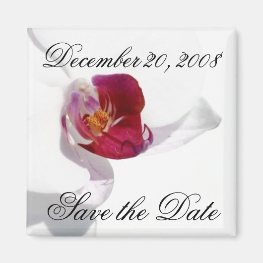 Ankündigung Datum freihalten Orchid Magnet (Vorne)