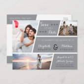 Ankündigung Datum freihalten Postkarte (Vorne/Hinten)