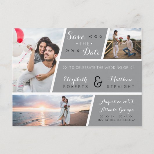 Ankündigung Datum freihalten Postkarte (Vorderseite)