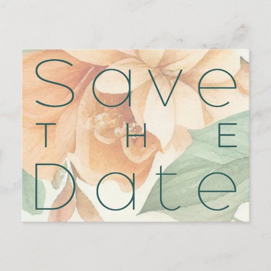 Ankündigung Datum freihalten Postkarte (Vorderseite)