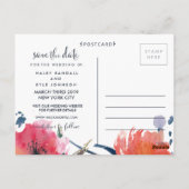 Ankündigung Datum freihalten Postkarte (Rückseite)