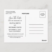 Ankündigung Datum freihalten Postkarte (Rückseite)