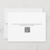 Ankündigung Datum freihalten QR-Code Benutzerdefin (Rückseite)