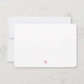 (Ankündigung Datum freihalten von Lover) Save The Date (Rückseite)