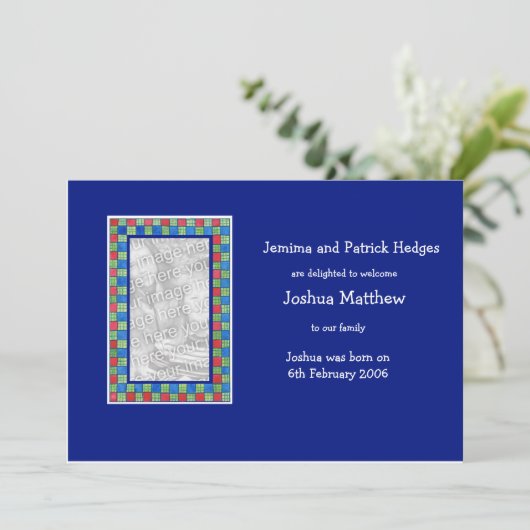 Ankündigung der Adoption (Stehend Vorderseite)