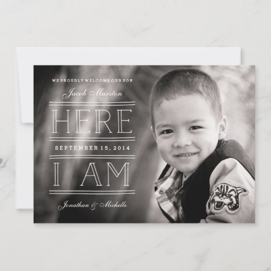 Ankündigung der Adoption des neutralen Fotos (Vorderseite)