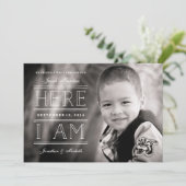 Ankündigung der Adoption des neutralen Fotos (Stehend Vorderseite)