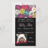 Ankündigung der Adoption-Fotokarte (Vorderseite)