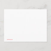 Ankündigung der Ankündigung eines modernen Fotos (Rückseite)