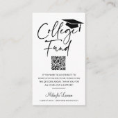 Ankündigung der Ankündigung von Uni Fund Abschluss Begleitkarte (Vorderseite)