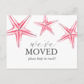 Ankündigung der Ankündigung von Wasserfarben-Stran Postkarte (Vorderseite)