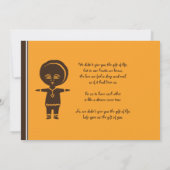 Ankündigung der äthiopischen Boy-Adoption (Rückseite)