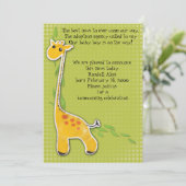 Ankündigung der Babygiraffe Adoption (Stehend Vorderseite)