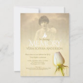 Ankündigung der Beerdigung von White Rose im Memor (Vorderseite)