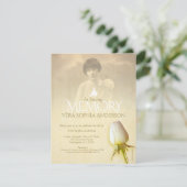 Ankündigung der Beerdigung von White Rose im Memor (Stehend Vorderseite)