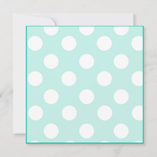 Ankündigung der blauen und weißen Schwangerschaft (Rückseite)