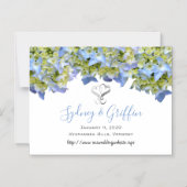 Ankündigung der Blue Floral Border Magnetic Marria (Vorderseite)