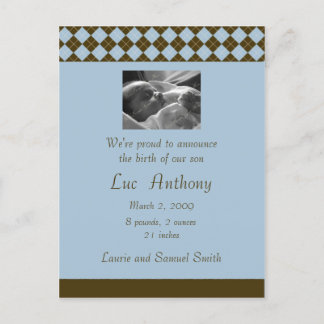 Ankündigung der braunen und blauen Raute (individu