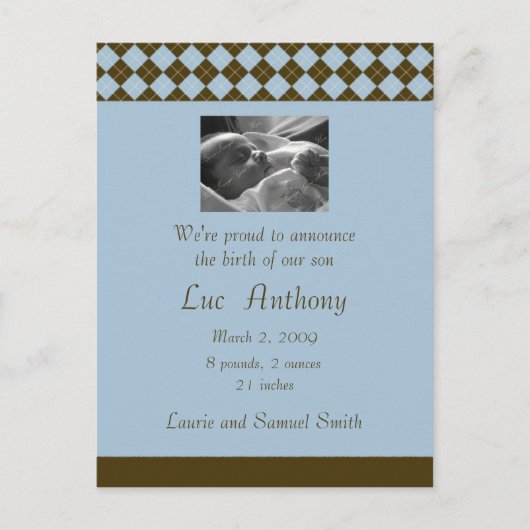 Ankündigung der braunen und blauen Raute (individu (Vorderseite)