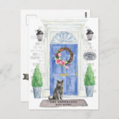 Ankündigung der britischen Kurzkatzen-Umladung Pos Postkarte (Vorne/Hinten)