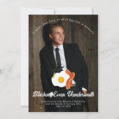 Ankündigung der Brunch Graduation Party (Vorderseite)